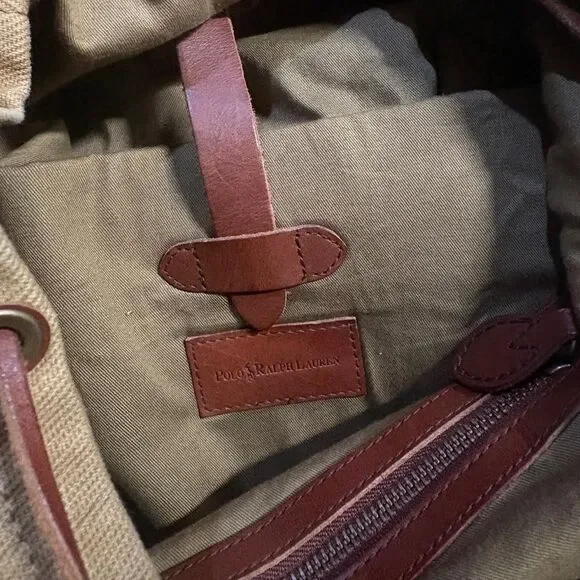 Polo-ralph-lauren Men's Tan and Brown Bag